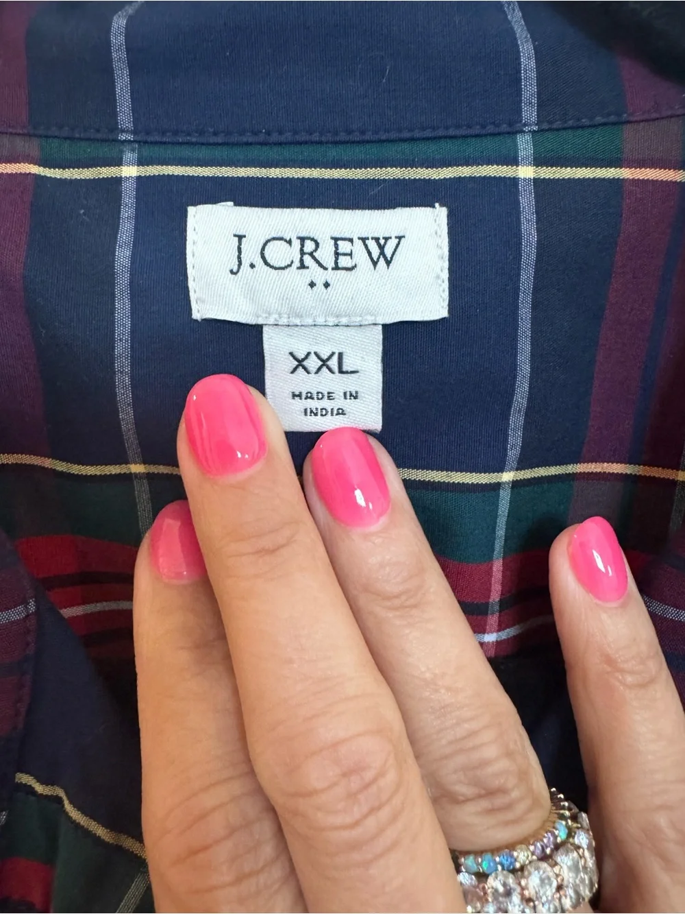 Jcrew plaid button up